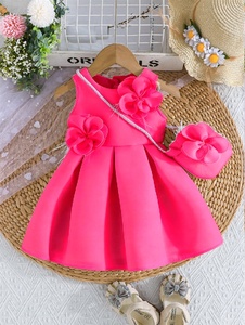 Abito Estivo Esclusivo 2026 per <span class=keywords><strong>Bambina</strong></span>, in Cotone Lavorato all'Uncinetto, Stile Fatato, Senza Maniche, con Gonna Voluminosa - Product Image 6