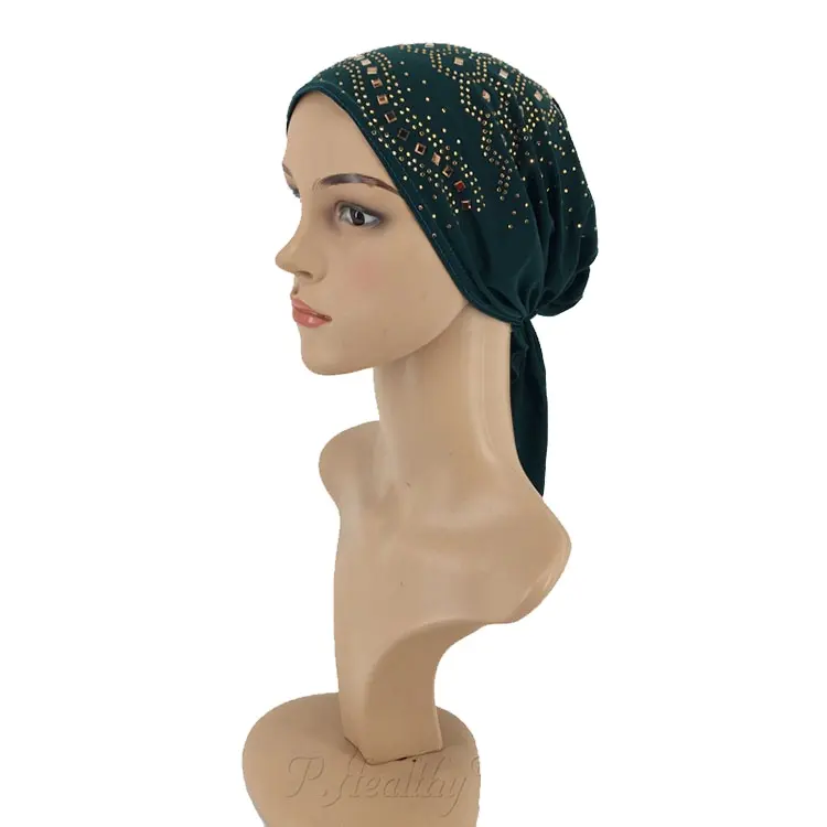 Sıcak satış kravat şapka iç başörtüsü kap Rayon Fiber Underscarves müslüman İslam arapça kadınlar yetişkin hicap müslüman başörtüsü kabul
