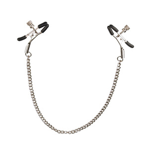 SM femme esclave formation jouets sexuels longue chaîne pinces à mamelon Double pics pinces à abus du sein produits pour adultes jouets sexuels - Product Image 1