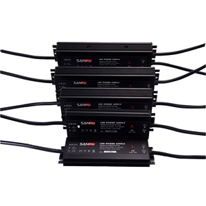 Controlador de Tira LED de Corriente Constante 8A, 12v 24v AC DC, Fuente de Alimentación Conmutada, IP67, Exterior, Delgado, Negro, SMPS, Iluminación LED - Product Image 2