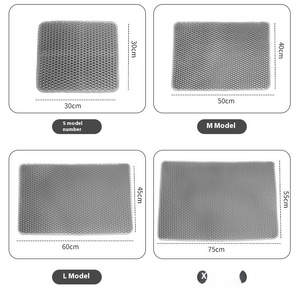 Moderno doppio strato EVA in plastica Oxford tappetino per <span class=keywords><strong>gatti</strong></span> lavabile antiscivolo lettiera per <span class=keywords><strong>gatti</strong></span> con schiuma forniture per <span class=keywords><strong>gatti</strong></span> - Product Image 1