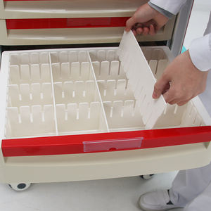 MN-EC001R One-Stop Winkelwagentje Met Abs-Materiaal En Wielen Met Zuurstoftankhouder - Product Image 6