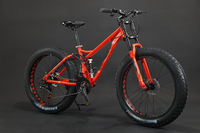Vélos de montagne hybrides tout suspendus 24 pouces en gros d'usine, 7/21/24/27/30 vitesses, cadre en acier, freins à disque, Softail 4.0