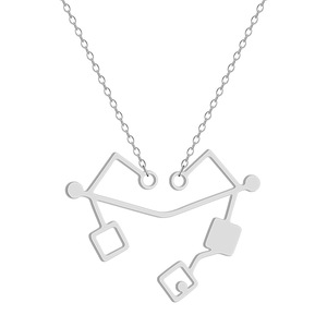 Colgante de corazón seguro barato de acero inoxidable <span class=keywords><strong>Sheila</strong></span> en Europa y América Cutra collar joyería - Product Image 5