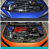 Welta ABS Cache décoratif de compartiment moteur style usine, support supérieur de radiateur, kits de carrosserie pour Civic 11e génération 2022