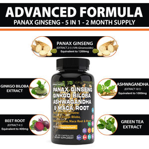 แคปซูลสารสกัดจากโสมสำหรับผู้ชายสารสกัดจากโสมแบบทริบูลัส - Product Image 2