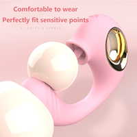 Vibrateur portable pour la masturbation féminine - Design de stimulation lingual, 10 fréquences, bruit <40dB, rechargeable par USB, étanche IPX7