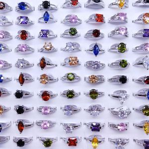 Trendy <b>Women</b> Claw <b>Set</b> Zircon Mix <b>Rings</b> Random Diamond Crystal Size Geometric Alloy for <b>Women</b> Girls Mix <b>Ring</b> Wholesale Cheap - Product Image 3