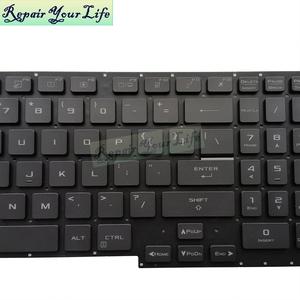 ใหม่แป้นพิมพ์แล็ปท็อป Ru US สีดำสำหรับ <span class=keywords><strong>ASUS</strong></span> <span class=keywords><strong>ROG</strong></span> <span class=keywords><strong>Strix</strong></span> <span class=keywords><strong>G17</strong></span> G733 G713QE G713 GL743 RGB backlit คีย์บอร์ด0KNR0-6916RU00 0KNR0-6916US00 - Product Image 3