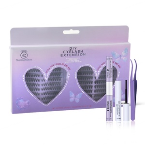 <span class=keywords><strong>2025</strong></span> mới nhất tự làm cụm lông mi Kit hộp màu tím dày Fluffy phân đoạn mở rộng lông mi thiết lập với nhíp keo <span class=keywords><strong>Remover</strong></span> - Product Image 3