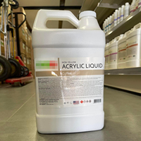 Liquide acrylique professionnel d'ongle de monomère d'EMA de marque de distributeur de 1 gallon pour le système acrylique de poudre d'ongles