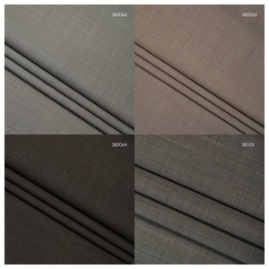 Tissu de costume en laine mérinos peignée 30W60P10PTT toutes saisons 280G/M pour hommes et femmes - Product Image 2