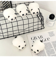 Jouet Squishy en TPR en forme de panda bébé de dessin animé, simulation d'animal, créatif, anti-stress, décompression, cadeau