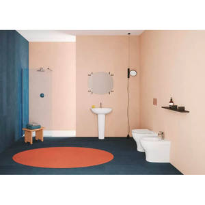 Pratica อ่างล้างหน้าลายครามแบบหลุมเดียวขนาด64ซม. ผลิตภัณฑ์ทำความสะอาดที่หรูหรา - Product Image 3