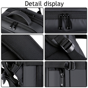 Trendiger Schulrucksack Herrenrucksack Damenrucksack Diebstahlsicherer Smart-Rucksack Laptop-Rucksack mit USB-Ladefunktion Wasserdichte Taschen für Männer - Product Image 6