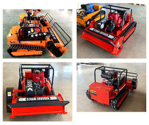 Tondeuse à gazon télécommandée de qualité industrielle à faible prix, 1200 mm, diesel, 2 temps, robot RC, fléau avec chenilles pour usage commercial - Product Image 3