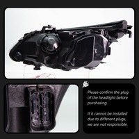 AKD POLAND STOCK LOCAL pour BMW E60 Lentille de projecteur de phare LED 2003-2009 E61 M5 Feux avant DRL Clignotants Accessoire automobile