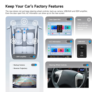 Reproductor de DVD para Auto Dasaita, Estéreo para Auto, Carplay, <span class=keywords><strong>Radio</strong></span> Android para Auto, Pantalla Multimedia, Unidad Principal para Toyota Camry de Sexta Generación 2007-2011 - Product Image 4