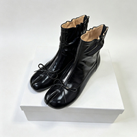 Bottines Courtes Tendance 2026 en Cuir Véritable pour Femme – Bottes à Nœud Élégantes en Daim Doux Style Rétro Décontracté Hiver Rehaussant la Taille