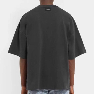 เสื้อยืดคอกลมโอเวอร์ไซส์ผ้าคอตตอนหนานุ่มคุณภาพสูงแบบเรียบง่าย สั่งทำได้ตามต้องการ พร้อมบริการปักลาย - Product Image 2