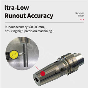 ที่จับเครื่องมือจับแบบหดได้สำหรับ <span class=keywords><strong>HSK40E</strong></span> ศูนย์เครื่องจักร CNC ดีไซน์ล่าสุด - Product Image 4
