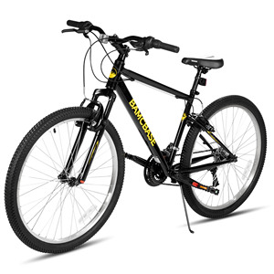 JOYKIE <span class=keywords><strong>Cadre</strong></span> en acier à haute teneur en carbone de 26 pouces, 18 vitesses, fourche de frein en <span class=keywords><strong>V</strong></span>, suspension, <span class=keywords><strong>VTT</strong></span> - Product Image 2
