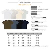 Kaos Pria Musim Semi/Panas Vintage Polos Mint Mambow Putih Premium 240g Sorona Lengan Pendek Cepat Kering Model Longgar