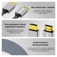 Cable HDMI 2.1 de Alta Velocidad 8K/60HZ OEM/ODM, Cable HDMI 2.1 de Alta Velocidad 4K/144Hz para Laptop/Monitor/HDTV/Computadora/Proyector