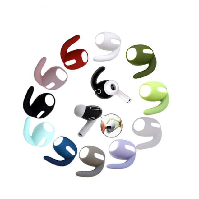 Silicone Ear Hooks for Airpods Pro Earbuds Anti Slip Ear Hook Case Cover Anti Lost Ear Tips for Air Pods Pro Earhook