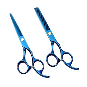 Ciseaux à cheveux professionnels pour droitiers en acier inoxydable ultra-affûtés, finition miroir, lames dentelées 28 dents - Product Image 1
