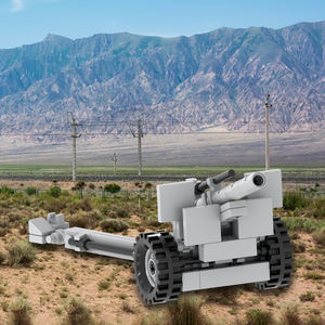 ชุดตัวต่อปืนฮาวิทเซอร์ขนาด 105 มม. สไตล์ยุคกลาง ของเล่นเสริมฉากสงครามทหาร MOC สำหรับเด็ก - Product Image 2