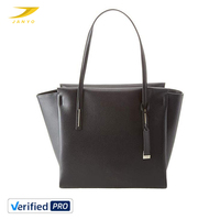 Neu eingetroffene Patchwork-Handtasche aus PU-Leder mit Straußenleder-Optik für Damen, große Kapazität, abnehmbarer Umhängegurt, Vintage-Splicing-Schultertasche