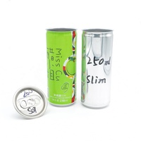 Transparent personnalisé 200ml 355ml 330 ml facile à ouvrir imprimé aluminium métal Soda boisson Pop Top peut bouteille fabricant