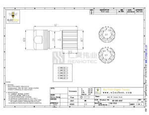 Cabo conector m5 m8 m12 m16 m23, conector de 2, 3, 4, 5, 6, 8, 12 pinos de proteção reta e cabo de alimentação, conector m23 para macho, fêmea