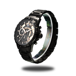 12 월 사용자 정의 5ATM 방수 크로노그래프 쿼츠 시계 손목 시계 럭셔리 남성용 쿼츠 시계 슈퍼 발광 - Product Image 2