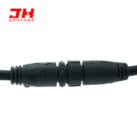 Cable impermeable M16, par macho hembra de nailon, cable y cable industrial para exteriores enchufable, batería, luz LED, iluminación, cría