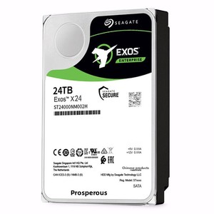 ฮาร์ดดิสก์ภายในแบบเติมฮีเลียม 24TB สำหรับองค์กร ความเร็ว 7200RPM พร้อมหน่วยความจำ 256MB สำหรับจัดเก็บข้อมูลบนคลาวด์ รุ่น ST24000NM002H - Product Image 1