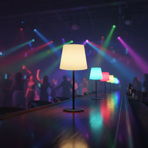 Lámpara de mesa LED Buttery recargable para uso en interiores de niños/adultos con control remoto e iluminación RGB Led Swing - Product Image 6