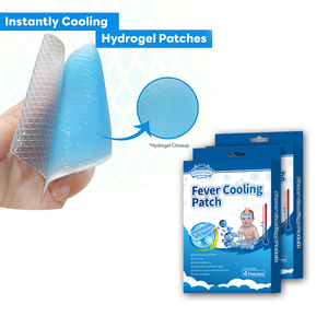 Produits de vente chauds patchs de gel de refroidissement pour bébé pas d'effets secondaires <span class=keywords><strong>patch</strong></span> de refroidissement médical - Product Image 3