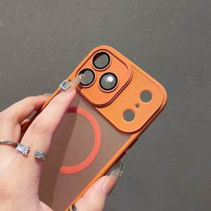 Funda Magnética Antichoque para <span class=keywords><strong>iPhone</strong></span> 17 <span class=keywords><strong>Pro</strong></span> Max y <span class=keywords><strong>14</strong></span> Plus, Acabado Mate Electrochapado, Diseño Ejecutivo - Product Image 5