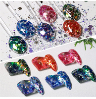 L&M 2025 Vernis à ongles gel UV Soak-off à gros paillettes 8g 6 couleurs Non toxique Marque privée OEM/ODM disponible