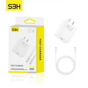 Chargeur standard américain K0123 10W fourni par l'usine pour téléphones mobiles, câble de charge USB C-L, câble de données C-C - Product Image 3