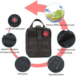 Mochila de Supervivencia Completa para 72 Horas, Equipada con Kit de Primeros Auxilios Táctico, Radio, Tijeras y Gas Portátil para Camping - Product Image 6