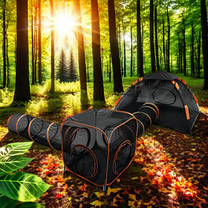 La nuova gabbia per animali domestici da esterno ecologica del produttore, la recinzione pieghevole per animali domestici, gioca a combinazione casuale con un semplice gioco di cani da gatto - Product Image 2