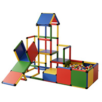 Structure de jeu d'escalade souple pour enfants, toboggan intérieur pour tout-petits, ensemble d'équipements de jeu pour enfants de 3 à 12 ans