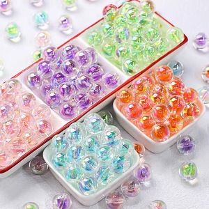Cuentas de Corazón Transparentes UV de Alta Gama de 16 mm con Orificio Recto para DIY, Material para Pulseras y Cadenas de <span class=keywords><strong>Teléfono</strong></span> Hechas a Mano, Accesorios de Joyería - Product Image 1