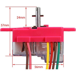 ตัวตั้งเวลาแช่ล้างแบบเพลาพลาสติกคู่ 6 สาย รุ่น DXD42DFII-1 สำหรับตลาด MENA - Product Image 2