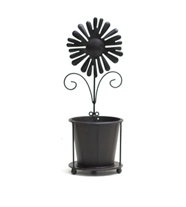 Offre Spéciale planteurs de tournesol métal avec trois pots pour le jardin - Product Image 5