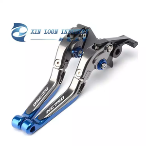 Palancas de embrague de freno de motocicleta extensibles plegables CNC para Universal NC700S NC700X NC750S <span class=keywords><strong>NC750X</strong></span> 2014 <span class=keywords><strong>2015</strong></span> NC50 S/X con logotipo - Product Image 2