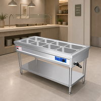 Meja Kerja Stainless Steel Heavy Duty Single Sink Dengan Rak Gantung Untuk Restoran Dapur Kantin Sekolah Layanan Desain Kustom